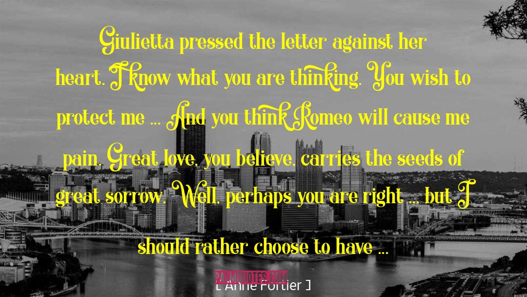 Romeo quotes by Anne Fortier