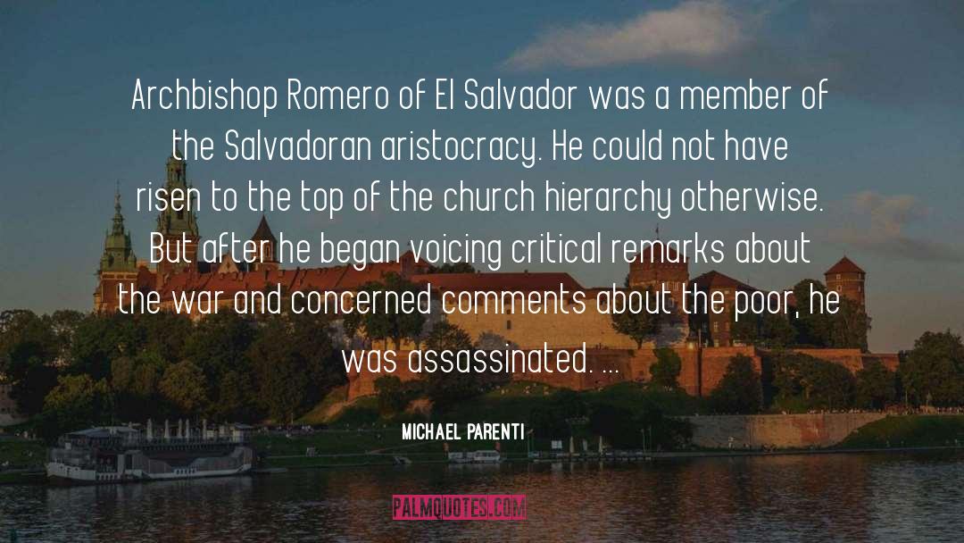 Romero quotes by Michael Parenti