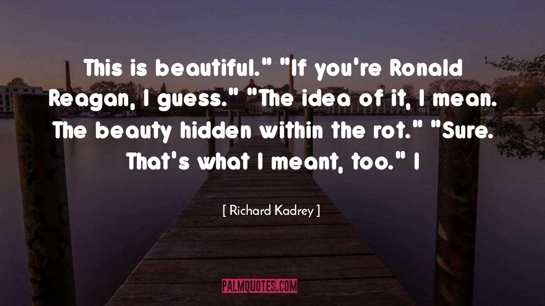 Ronald Reagan quotes by Richard Kadrey