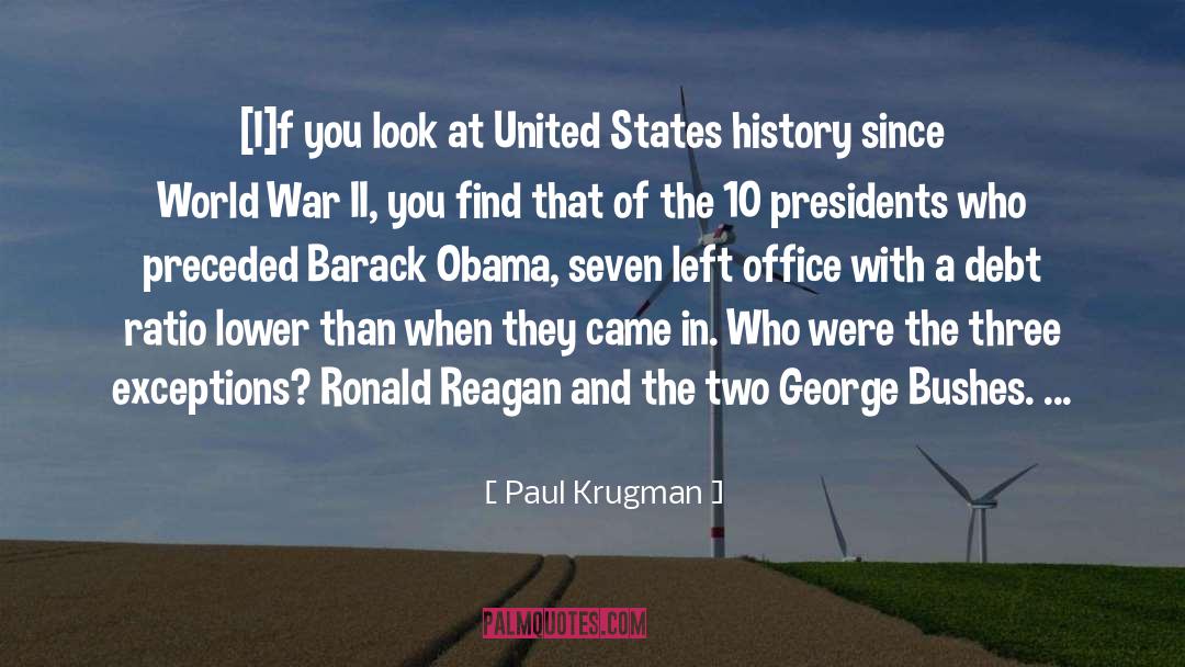 Ronald Reagan quotes by Paul Krugman