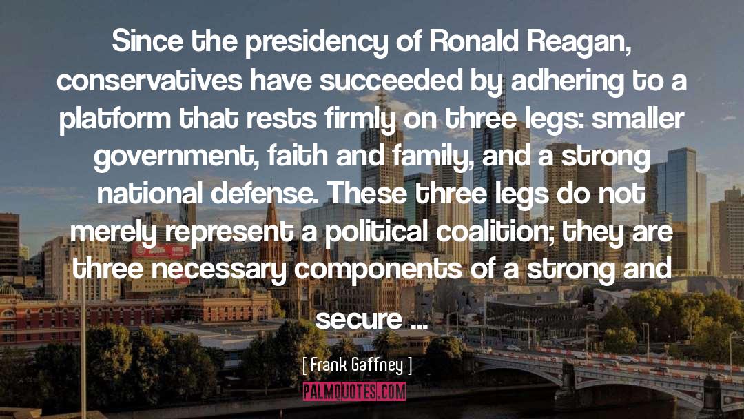 Ronald Reagan quotes by Frank Gaffney