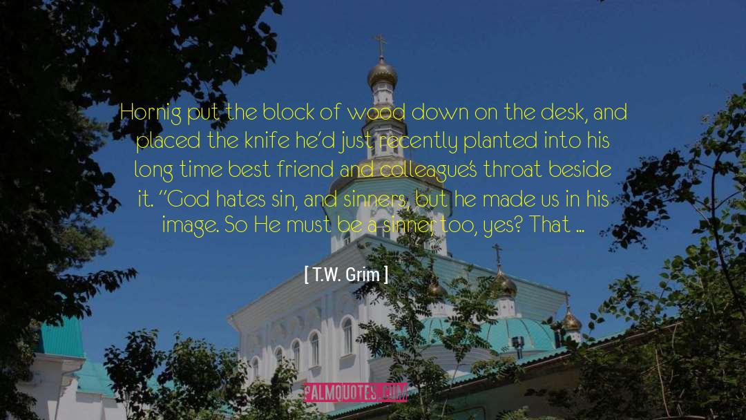 Rondelle Knife quotes by T.W. Grim