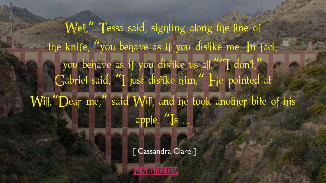 Rondelle Knife quotes by Cassandra Clare