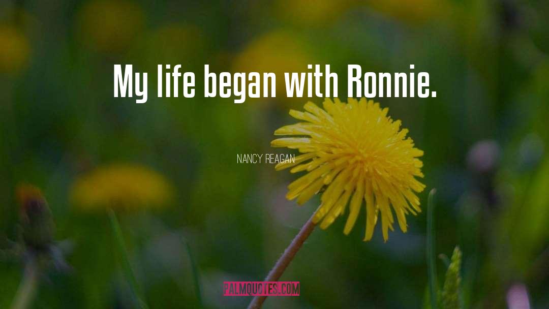 Ronnie quotes by Nancy Reagan