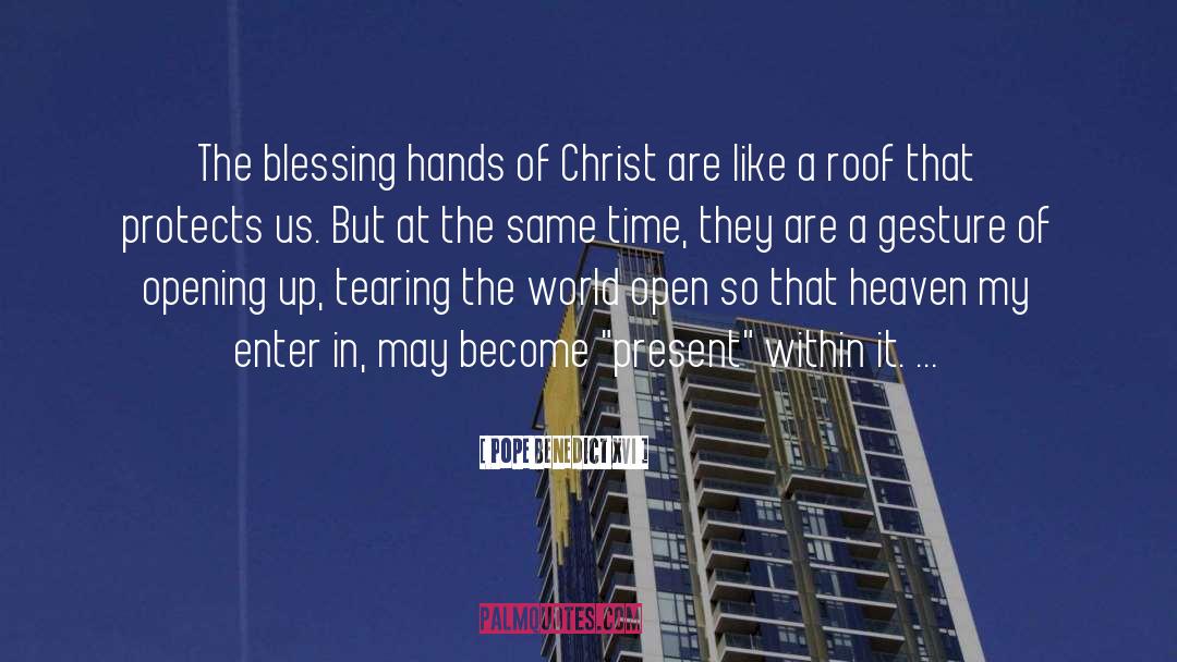 Roof Picnic quotes by Pope Benedict XVI