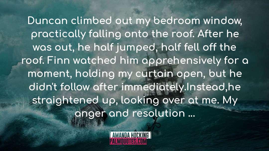 Roof quotes by Amanda Hocking