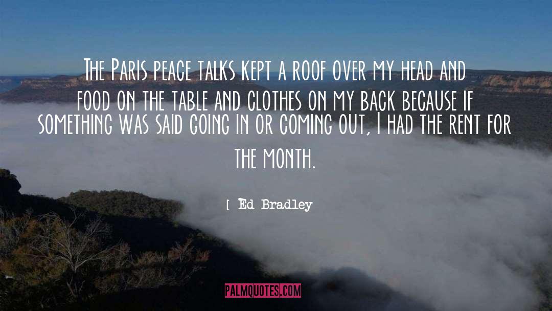 Roof quotes by Ed Bradley