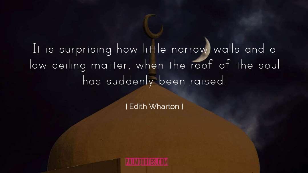 Roof quotes by Edith Wharton