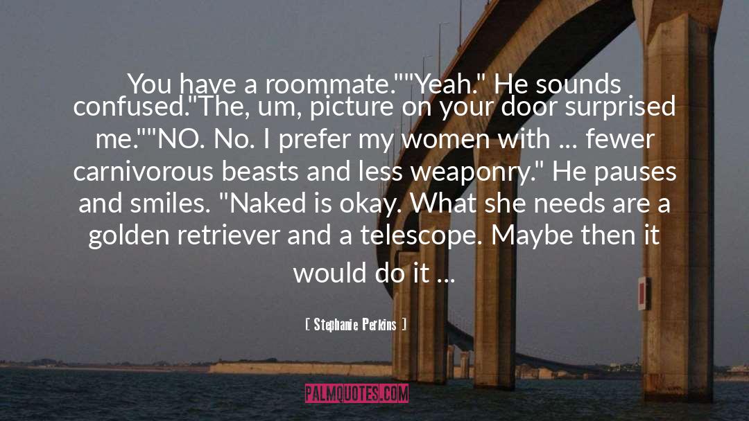 Roommate quotes by Stephanie Perkins