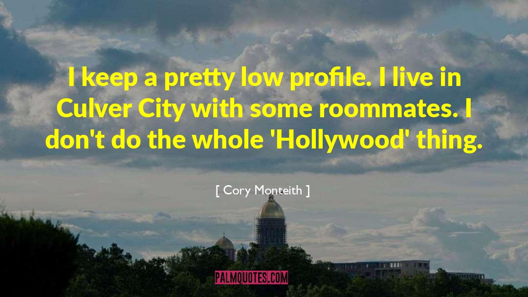 Roommates quotes by Cory Monteith