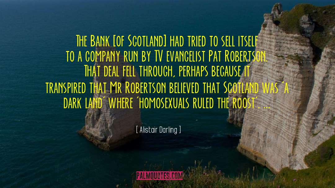 Roost quotes by Alistair Darling