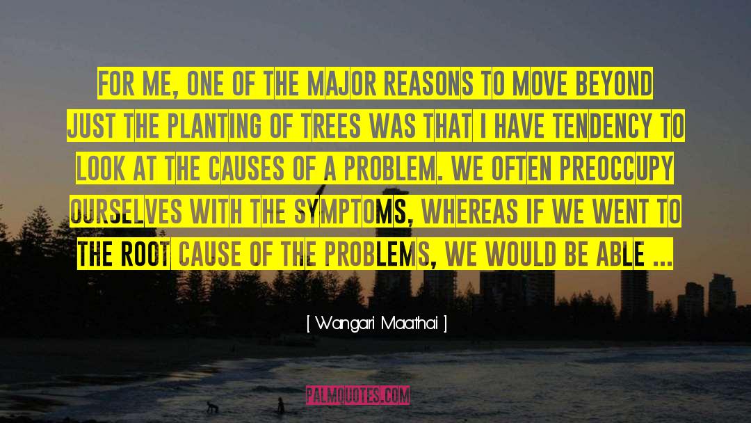 Root Cause quotes by Wangari Maathai