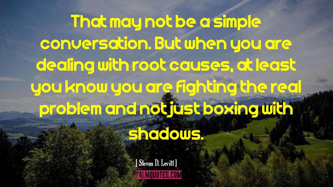 Root Causes quotes by Steven D. Levitt