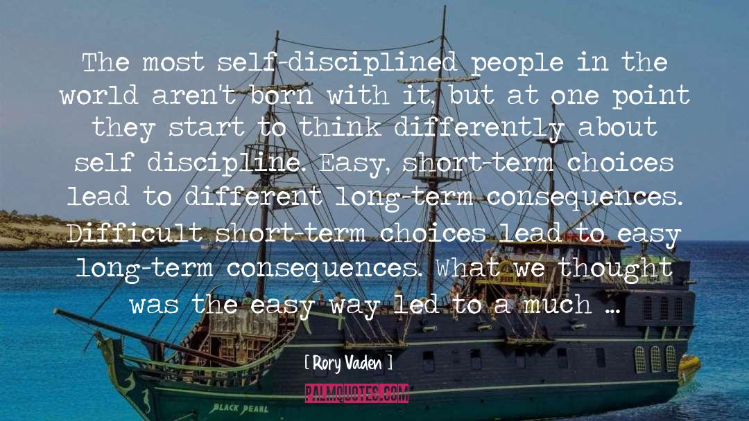 Rory quotes by Rory Vaden