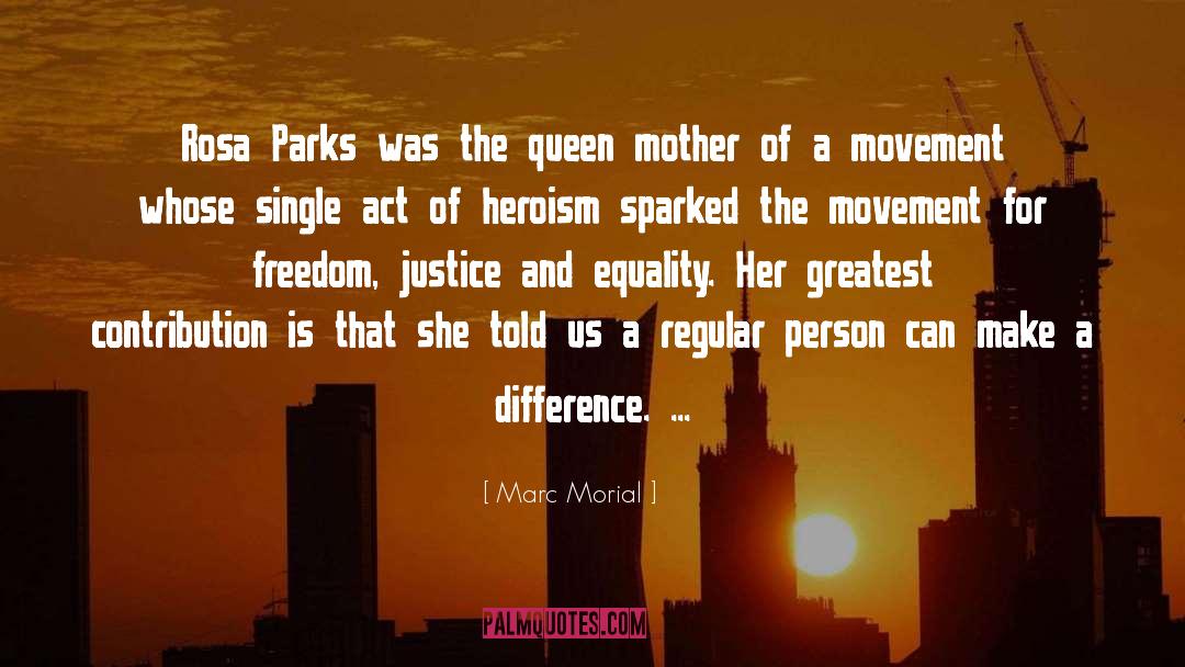 Rosa Parks quotes by Marc Morial