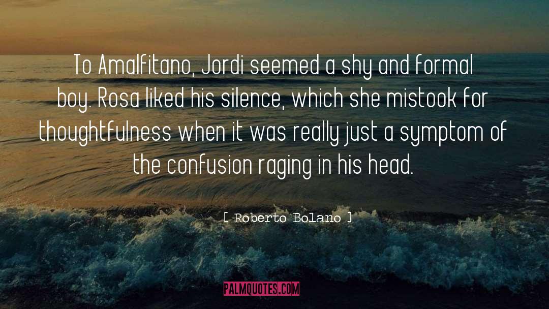 Rosa quotes by Roberto Bolano