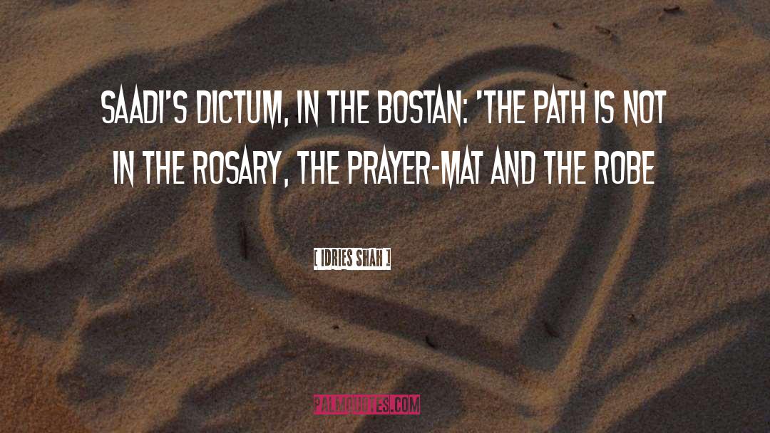 Rosary quotes by Idries Shah