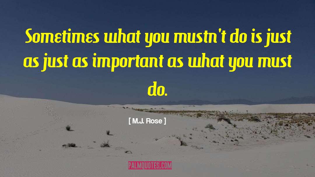 Rose Abe quotes by M.J. Rose