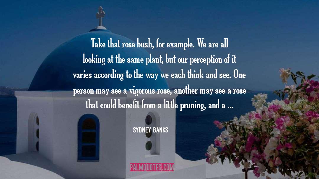 Rose Bush quotes by Sydney Banks