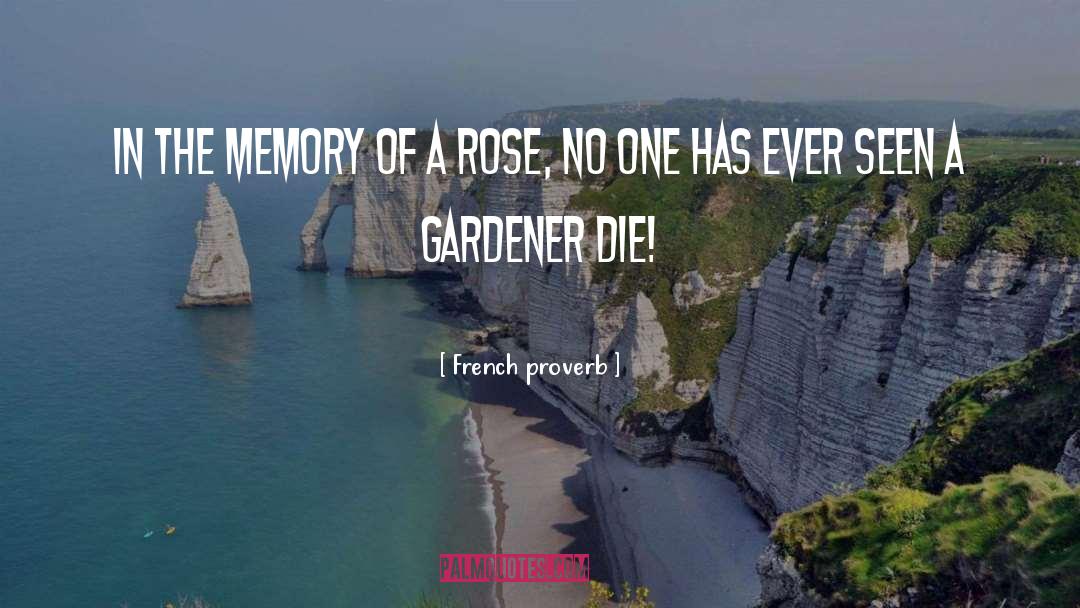 Rose Mountrachet quotes by French Proverb