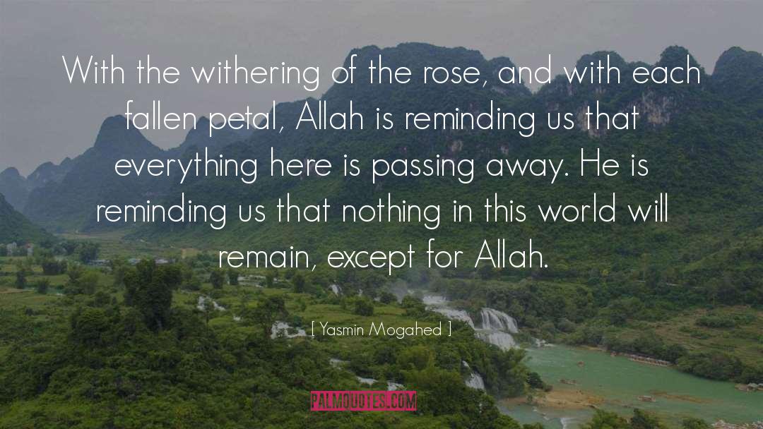Rose Of Sharon Selfish quotes by Yasmin Mogahed