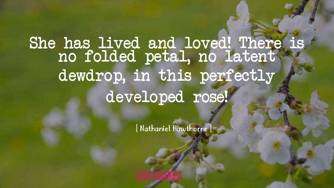 Rose Tinted Glasses quotes by Nathaniel Hawthorne