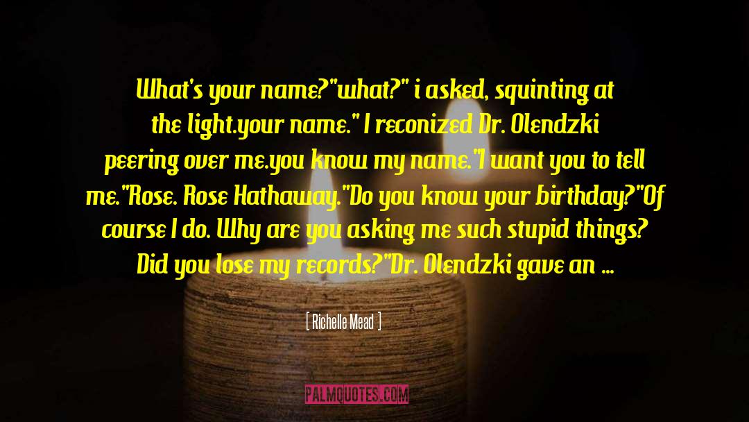 Rose With Name quotes by Richelle Mead
