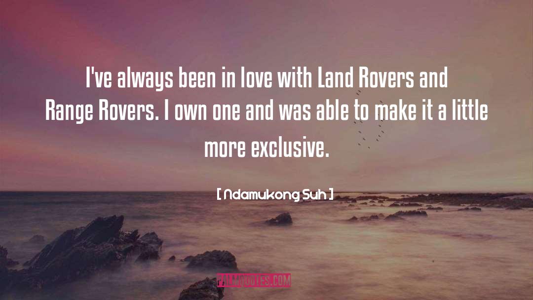 Rosenthal Land Rover quotes by Ndamukong Suh