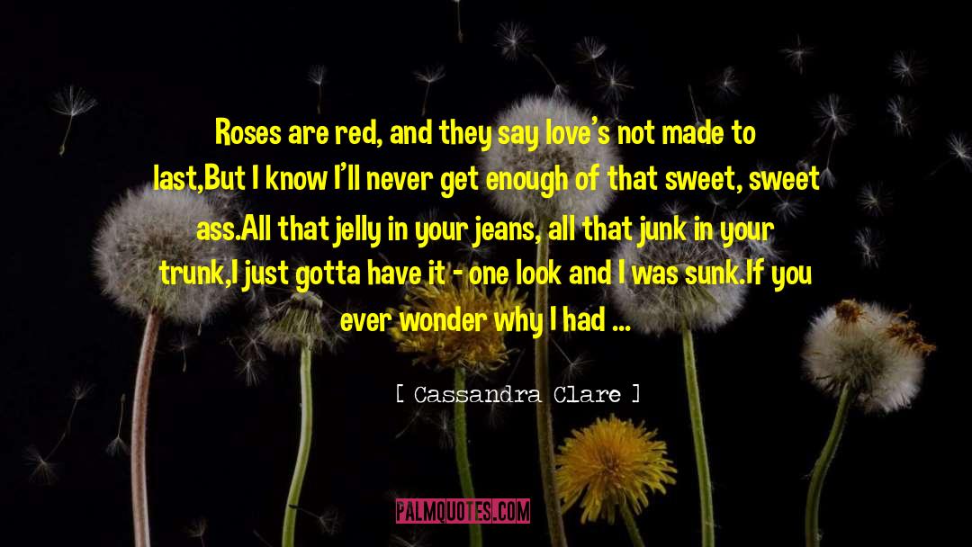 Roses Are Red Violets Are Blue quotes by Cassandra Clare