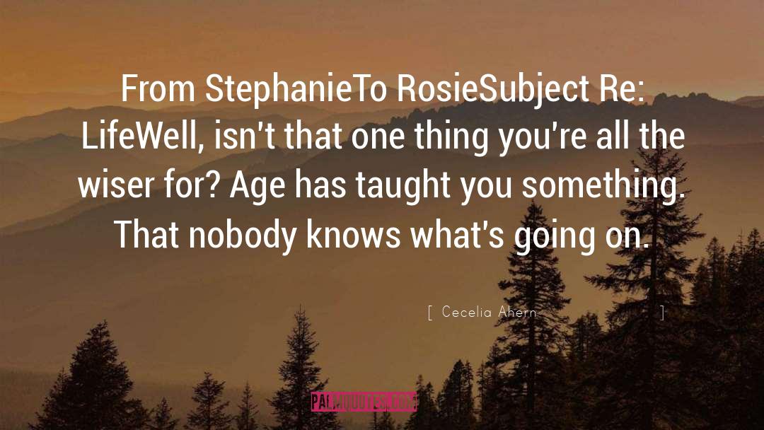 Rosie Cotton quotes by Cecelia Ahern