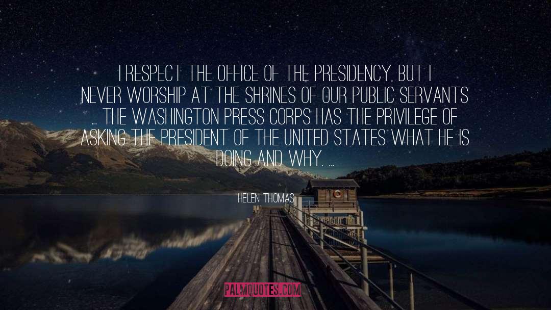 Rossberg Washington quotes by Helen Thomas