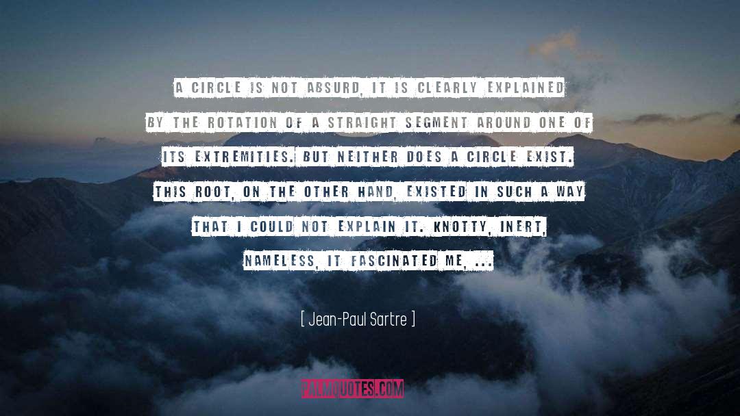 Rotation quotes by Jean-Paul Sartre