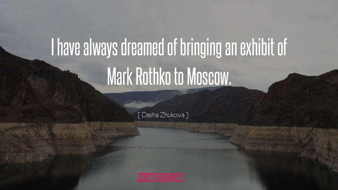 Rothko quotes by Dasha Zhukova