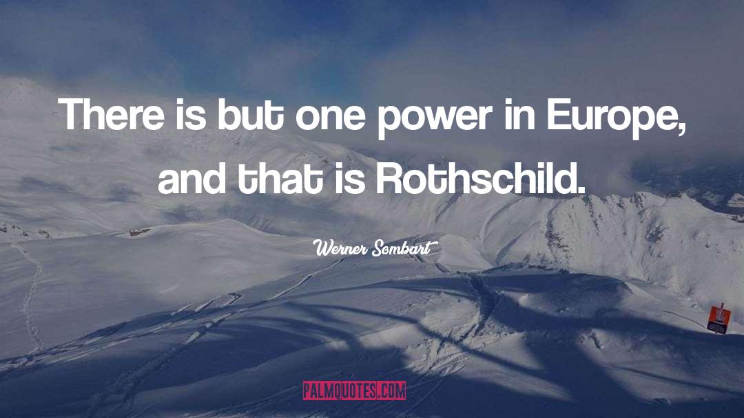 Rothschild quotes by Werner Sombart