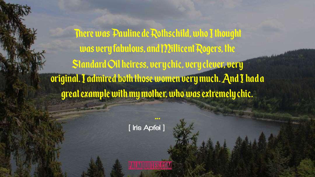 Rothschild quotes by Iris Apfel