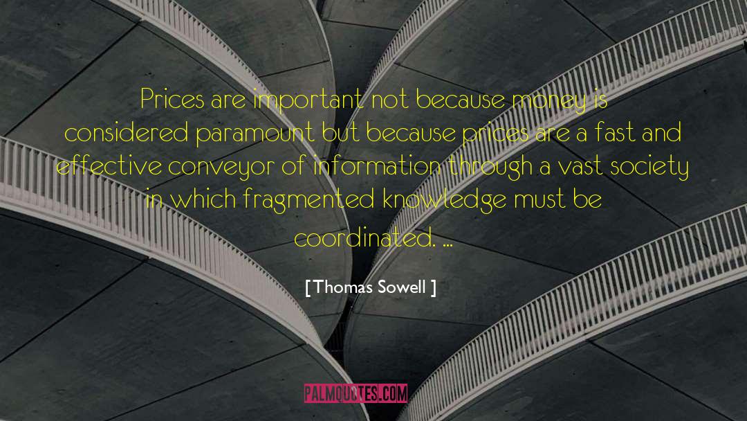 Rotzinger Conveyor quotes by Thomas Sowell