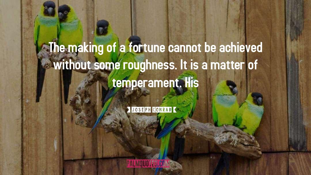 Roughness quotes by Joseph Conrad