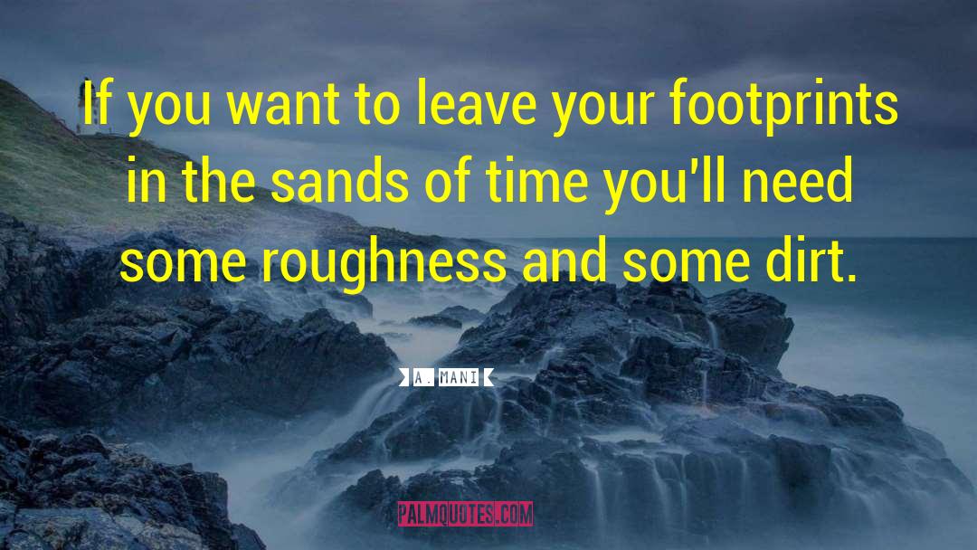 Roughness quotes by A. Mani