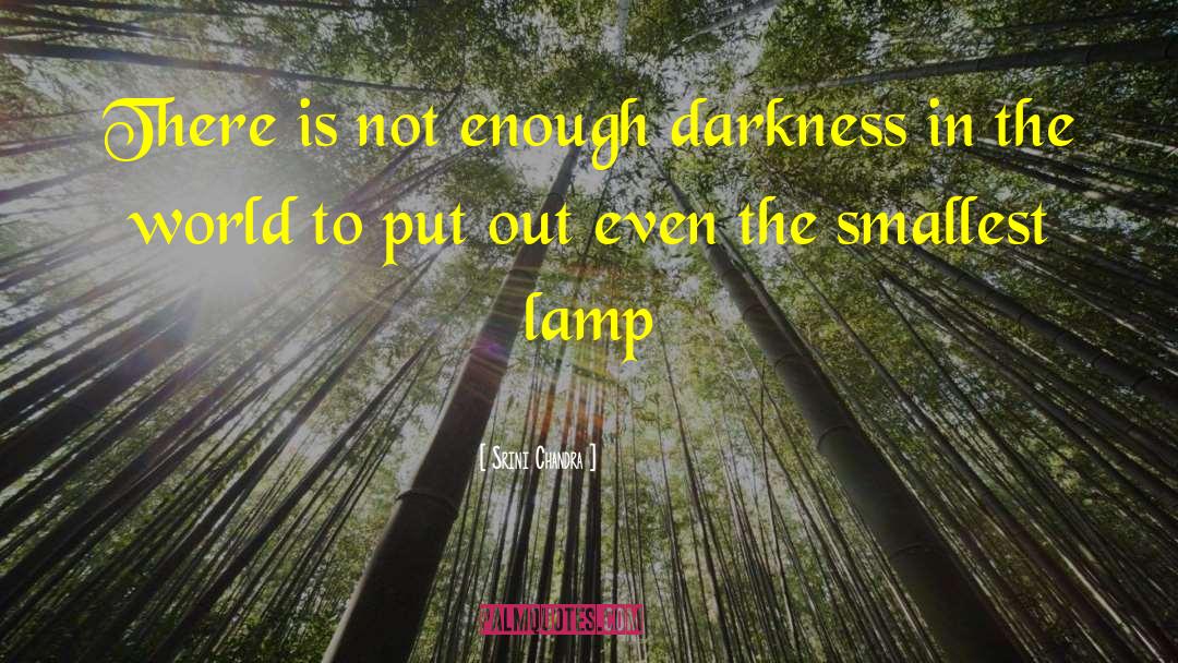 Rougier Lamp quotes by Srini Chandra