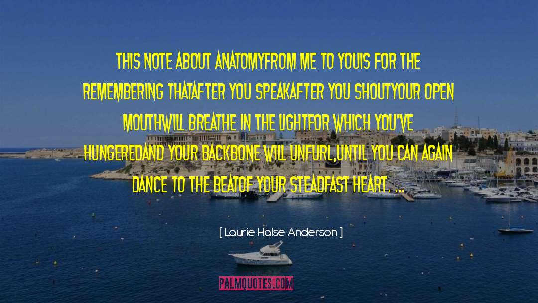 Rouhi Dance quotes by Laurie Halse Anderson