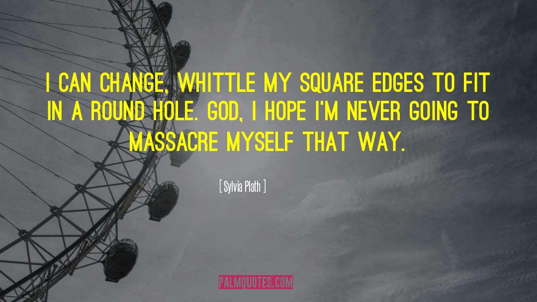 Round Hole quotes by Sylvia Plath