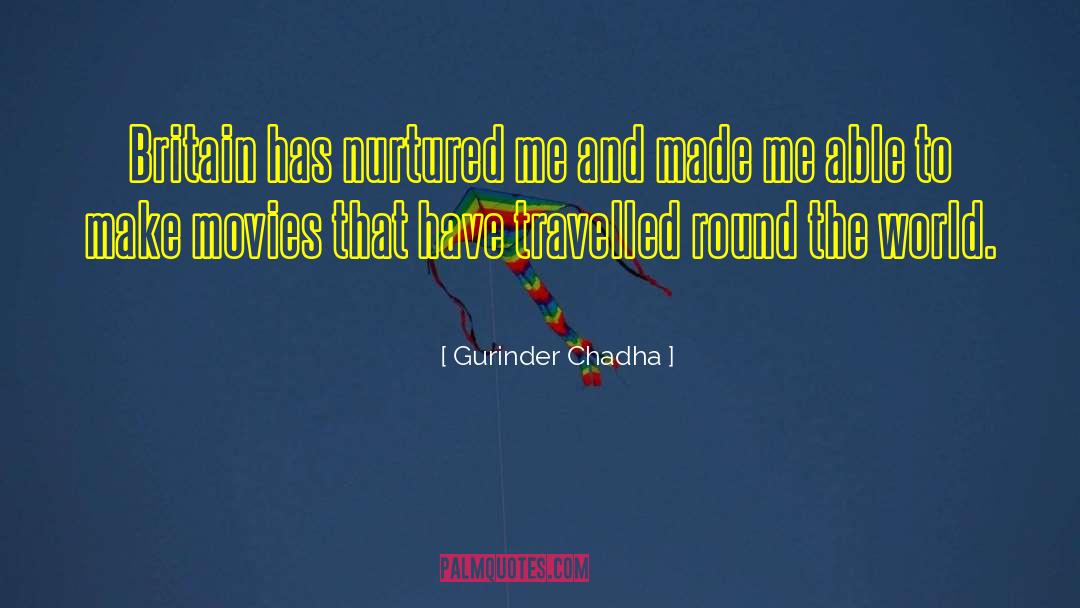 Round World Map quotes by Gurinder Chadha