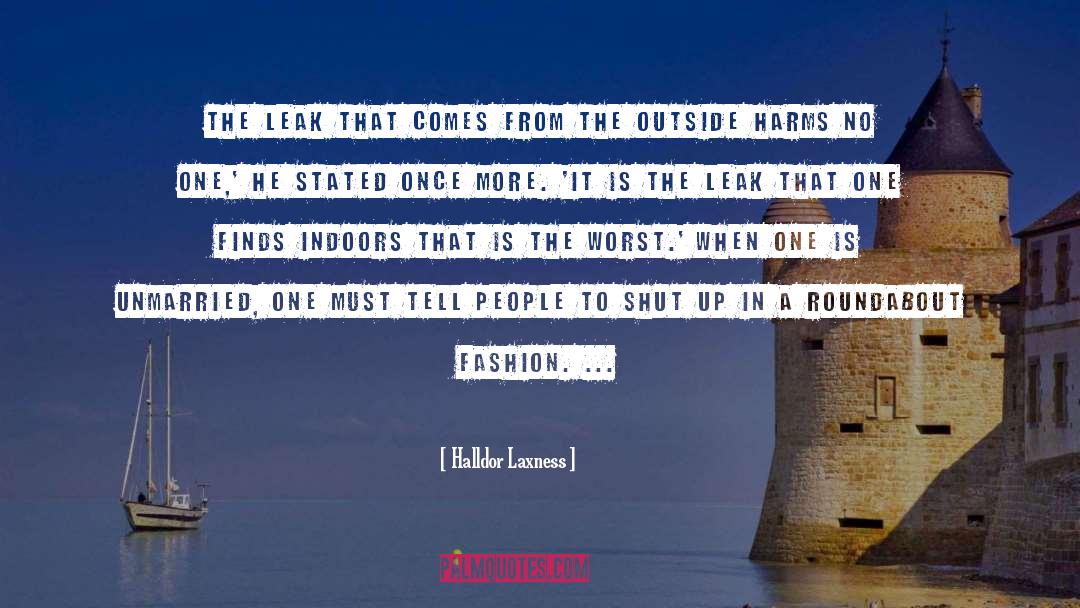 Roundabout quotes by Halldor Laxness