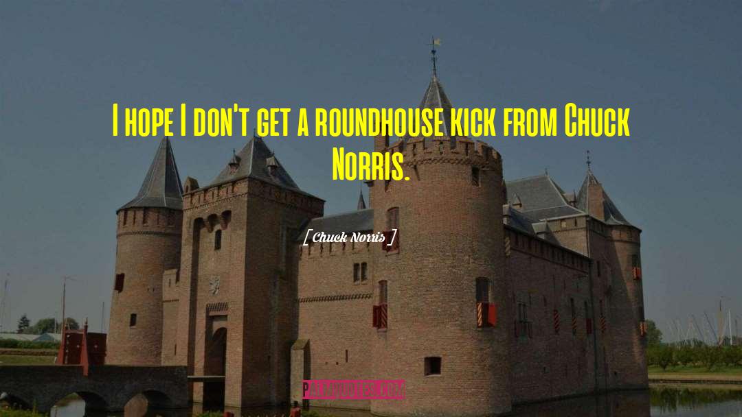 Roundhouse Trenton quotes by Chuck Norris