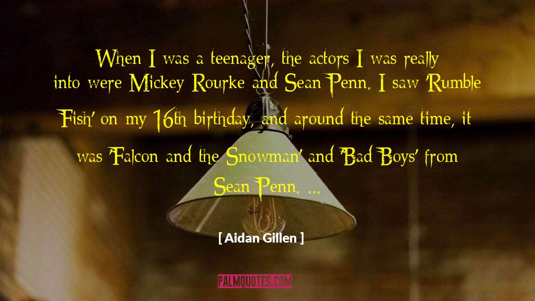 Rourke Farran quotes by Aidan Gillen