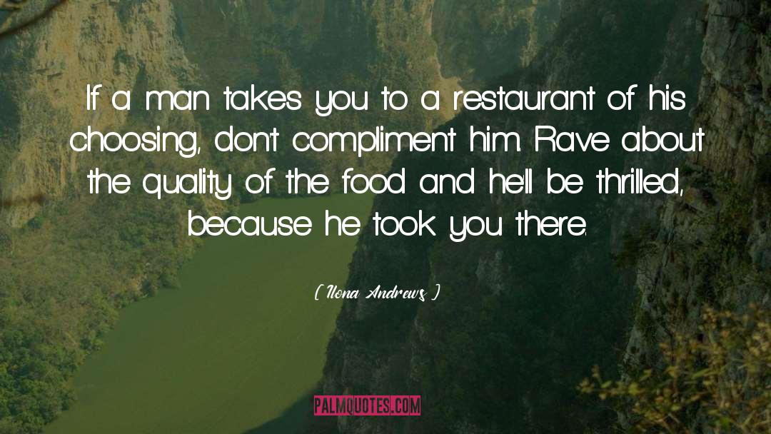 Rousan Restaurant quotes by Ilona Andrews