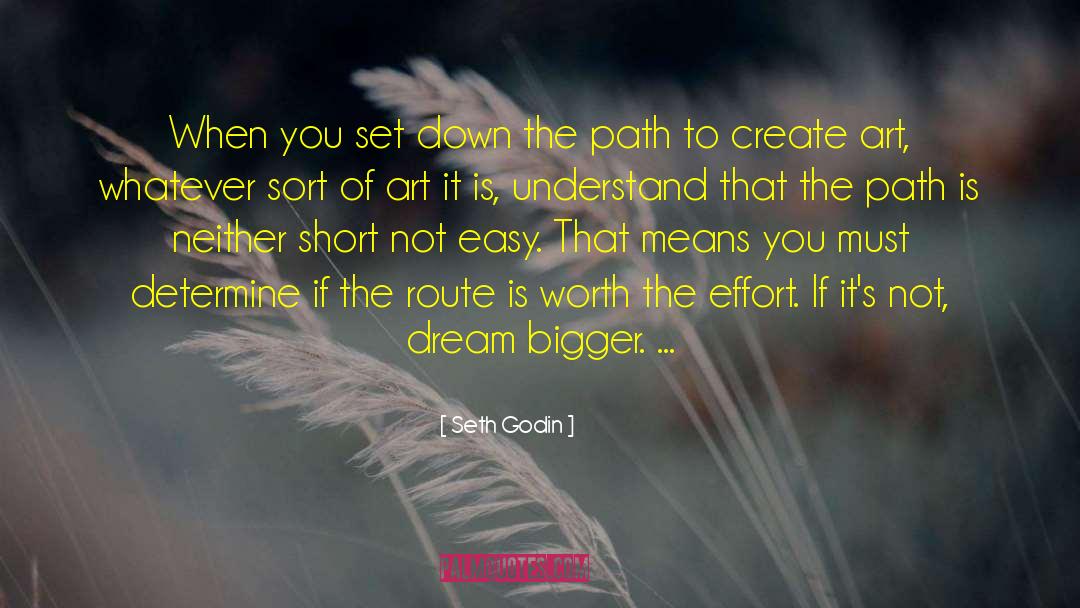 Routes quotes by Seth Godin