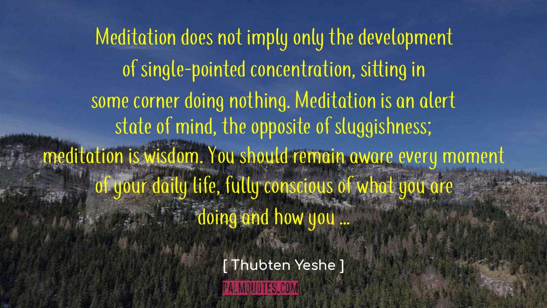 Routine Of Daily Life quotes by Thubten Yeshe