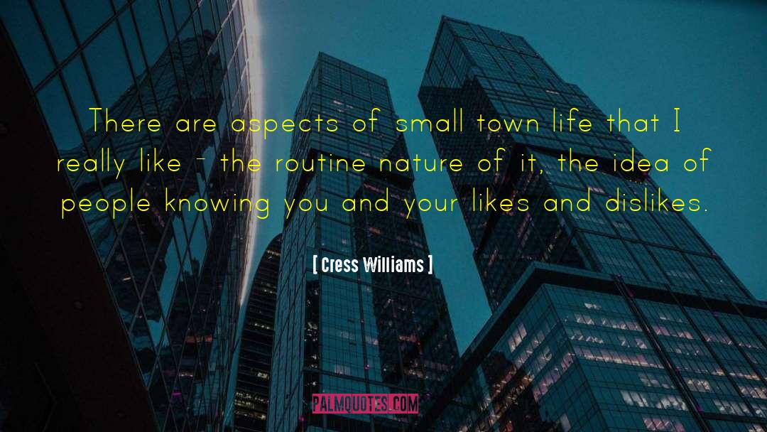Routine quotes by Cress Williams