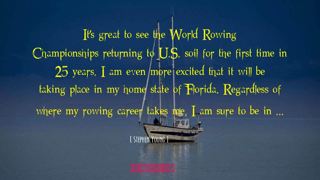 Rowing quotes by Stephen Young